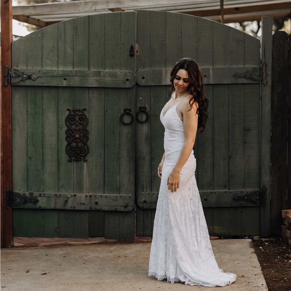 Grace Loves Lace White Halter Wedding Gown